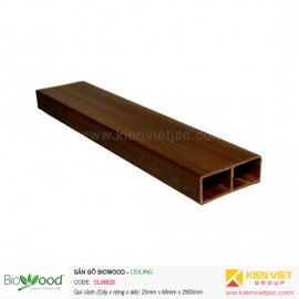 Gỗ ốp trần, tường 68x25mm Biowood CL06825