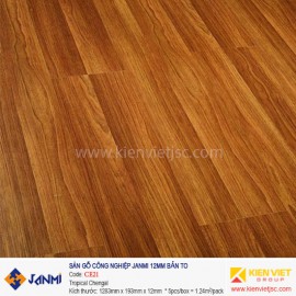Sàn gỗ Janmi CE21 Tropical Chengal | 12mm bản to
