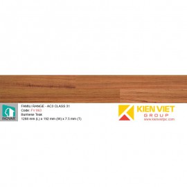 Sàn gỗ Inovar Famili Range FV863 Burmese Teak | 7.5mm