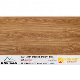 Sàn nhựa dán keo DAESAN DSW307 | 3mm