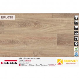 Sàn gỗ Egger Pro EPL035 Bardolino Oak | 8mm