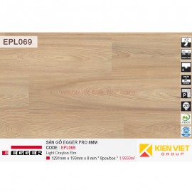 Sàn gỗ Egger Pro EPL069 Light Drayton Elm | 8mm