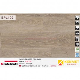Sàn gỗ Egger Pro EPL102 Amiens Oak Light | 8mm