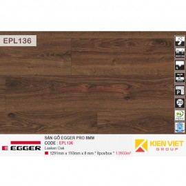 Sàn gỗ Egger Pro EPL136 Lasken Oak | 8mm