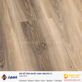 Sàn gỗ Janmi W14 | 12mm bản to