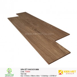 Sàn gỗ công nghiệpThaiever TE8004 Teal Oak | 8mm