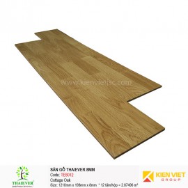 Sàn gỗ công nghiệp Thaiever TE8012 Cottage Oak | 8mm