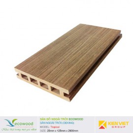 Sàn gỗ ngoài trời EcoWood Tropico | 25x125mm
