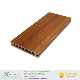 Sàn gỗ ngoài trời EcoWood DB0-140 | 25x140mm