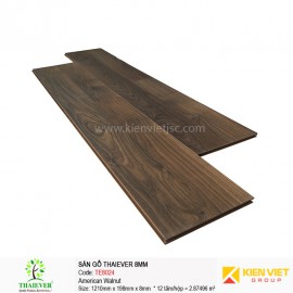 Sàn gỗ công nghiệp Thaiever TE8024 American Walnut | 8mm