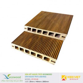 Sàn gỗ ngoài trời EcoWood EYXD-04 | 25x140mm