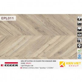 Sàn gỗ Egger Pro KingSize EPL011 Light Rillington Oak | 8mm