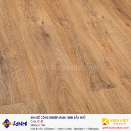 Sàn gỗ Janmi O120 Millenium Oak | 12mm bản nhỏ