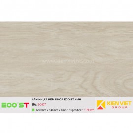 Sàn nhựa hèm khóa Ecost EC407 | 4mm
