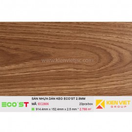 Sàn nhựa dán keo Ecost EC2806 | 2,5mm