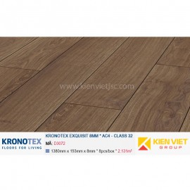 Sàn gỗ Kronotex Exquisit D3072 Waveless Oak Dark | 8mm