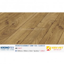 Sàn gỗ Kronotex Mammut D3077 Everest Oak Bronze | 12mm