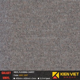 Sàn nhựa dán keo Galaxy vân thảm MSC 2207 | 3mm