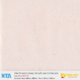 Tấm ốp nhựa vân giấy dán tường NTA JK1021Y-110 | 8mm