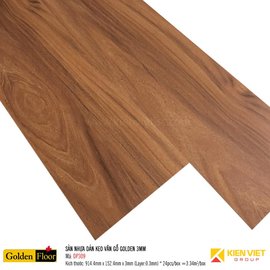 Sàn nhựa dán keo vân gỗ Golden DP309 | 3mm