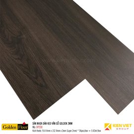 Sàn nhựa dán keo vân gỗ Golden DP208 | 2mm