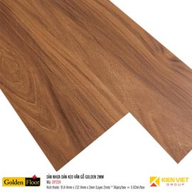 Sàn nhựa dán keo vân gỗ Golden DP209 | 2mm