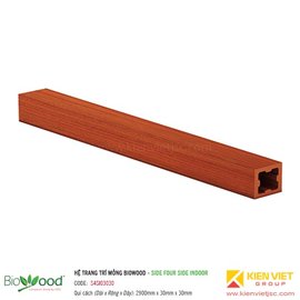 Thanh định hình mỏng 30x30mm Biowood S4SI03030