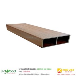 Thanh định hình dày 100x50mm Biowood S4SO10050A