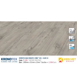 Sàn gỗ Kronotex Aqua Robusto P1206 Nature Chestnut | 12mm