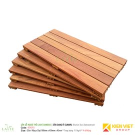 Sàn gỗ ngoài trời LAVIE BAMBOO Cumaru 900F5 Sàn dạng vỉ