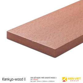 Sàn gỗ ngoài trời Kankyo-wood II MKV05-20026M-BR | 200x26mm