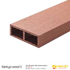 Sàn gỗ ngoài trời Kankyo-wood II MKV17-15050S-BR | 150x50mm