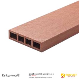 Sàn gỗ ngoài trời Kankyo-wood II MKV13-14530SL-BR | 145x30mm