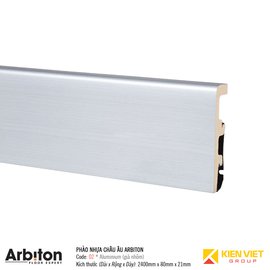 Len phào tường nhựa Châu âu Arbiton 02 Aluminium