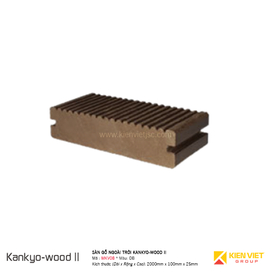 Sàn gỗ ngoài trời Kankyo-wood II MKV08-10025M-DB | 100x25mm