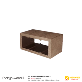 Sàn gỗ ngoài trời Kankyo-wood II MKV10-9045S-DB | 90x45mm