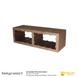 Sàn gỗ ngoài trời Kankyo-wood II MKV17-15050S-DB | 150x50mm