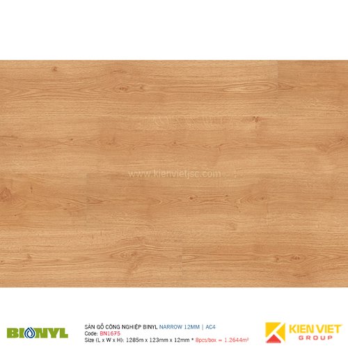  Sàn gỗ Binyl Narrow - 12mm BN1675