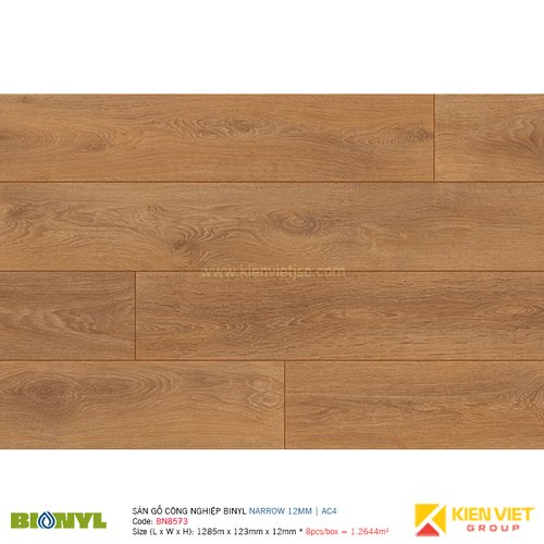  Sàn gỗ Binyl Narrow - 12mm BN8573