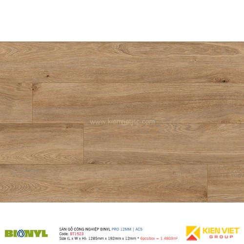  Sàn gỗ Binyl Pro - 12mm BT1523