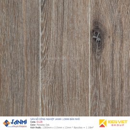 Sàn gỗ Janmi O128 Penedes Oak 12mm bản nhỏ