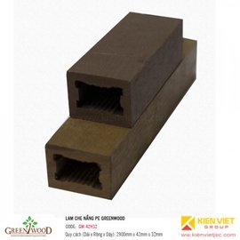 Thanh lam gỗ nhựa PE Greenwood | GW-42H32 42x32mm
