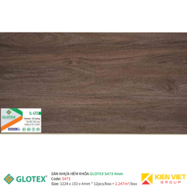 Sàn nhựa hèm khóa GLOTEX S473 | 4mm