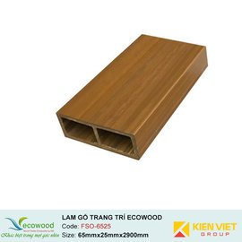 Lam gỗ trang trí Multipurpose Ecowood FSO-6525 | 65x25mm