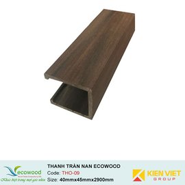 Thanh trần nan Louver EcoWood THO-09 | 40x45mm