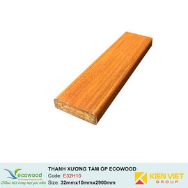 Xương lót sàn ngoài trời Ecowood E32H10 | 32x10mm