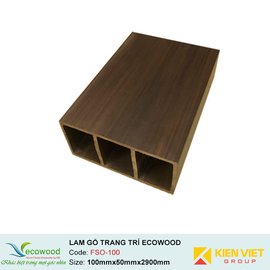 Lam gỗ trang trí Multipurpose Ecowood FSO-100 | 100x50mm
