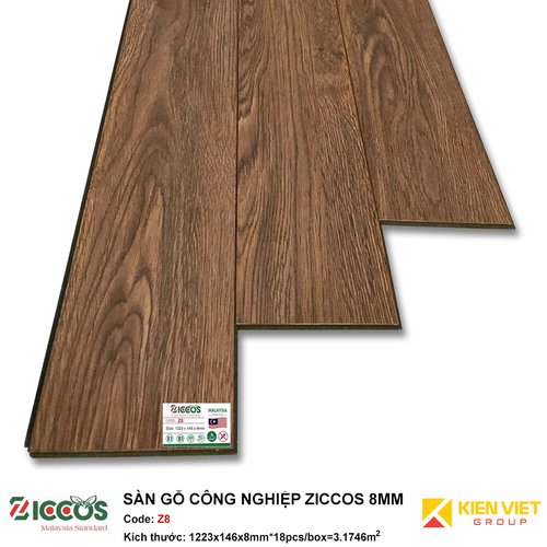Sàn gỗ công nghiệp Ziccos Z8 - 8mm