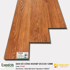 Sàn gỗ công nghiệp Ziccos CX957 | 12mm