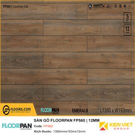 Sàn gỗ Floorpan FP560 | 12MM  
